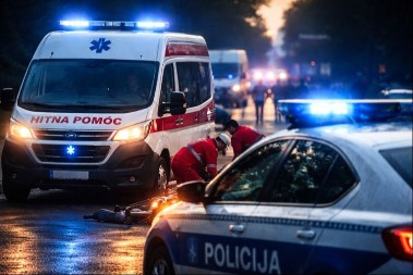 AUTO SLETEO S PUTA U VRČINU: Vozač preminuo na licu mesta